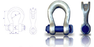 扁平卸扣产品展示