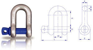 DW型卸扣产品展示